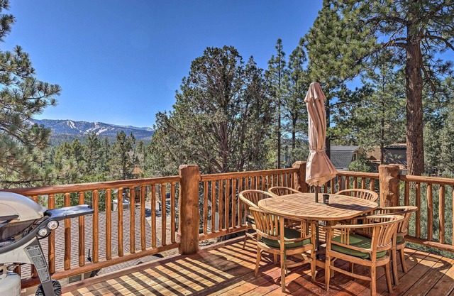 4 Mi to Snow Summit: Cabin w/Mtn Views & Decks
