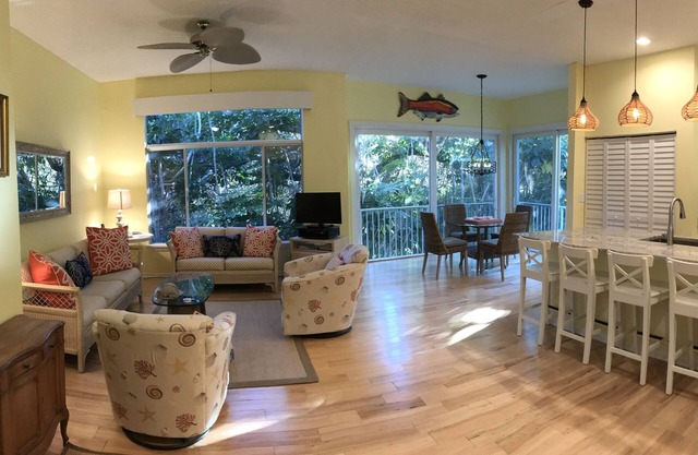 4 min bike ride to beach from our sunny, quiet condo in Sea Oaks Beach & Tennis