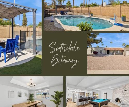 4br W Pool, Pool Table, Fire Pit & Bbq Grill