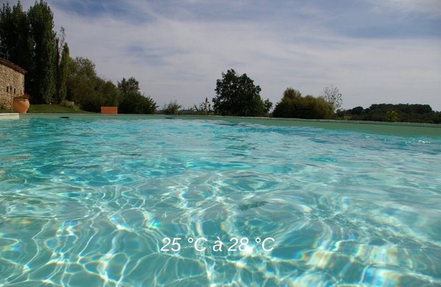 5 minutes from Albi, La Maresque, charming, air-conditioned, heated pool, WIFI.