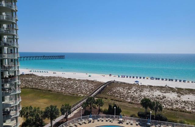 7th floor 2 bedroom 2 bath oceanfront condo at Beach Colony West.