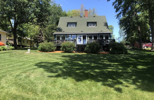 90 Ft of Frontage on Balsam Lake, WI-w/large dock and more. Sleeps 12+