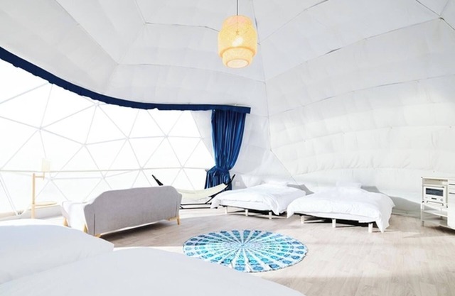 9m Dome Tent C Accommodation only plan4 people/Sanbu District Chiba