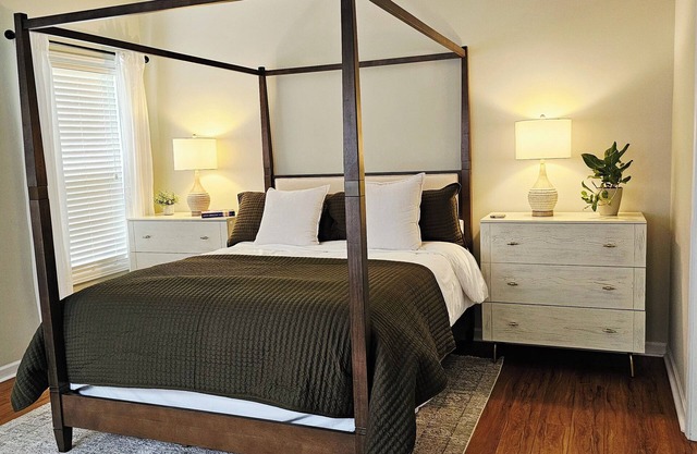 A cozy and charming home located near gorgeous beaches and a bustling downtown.