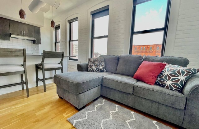 A historic 700 square foot loft in the heart of the Old Market