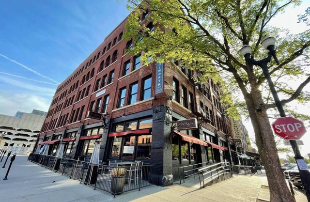 A historic 900 square foot Atrium loft in the heart of the Old Market
