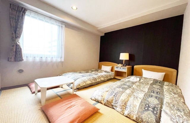 A Japanesestyle twin nonsmoking room with a plan/Kisarazu Chiba