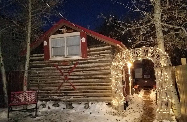 A Little Cabin with Hot Tub in Red Lodge, Montana.