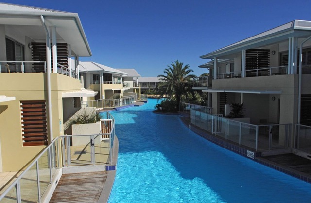 A modern, swim out apartment with access to all the resort facilities