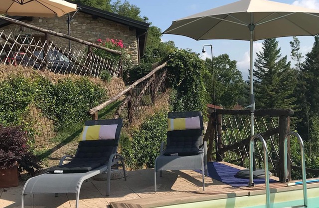 A stunning Tuscan villa with private pool set in its own vineyard,
