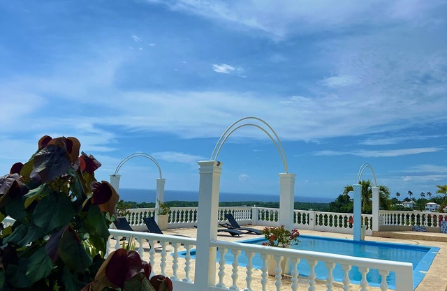 A suite with ocean view balconies, walk-in shower, pool, fire pit, & more!nnn