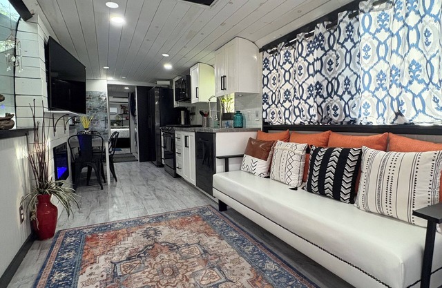 Adventure Awaits in This Pet Friendly Tour Bus Conversion!