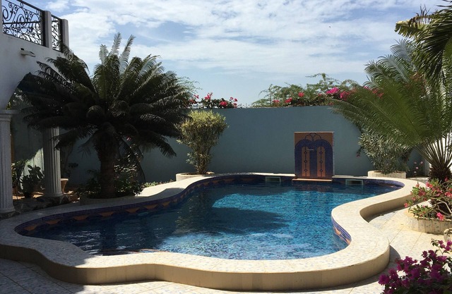 Air-conditioned double suite SEA VIEW, pool, garden, patio, terraces