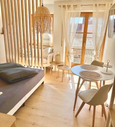 Allgäu Boho Apartment mit Balkon
