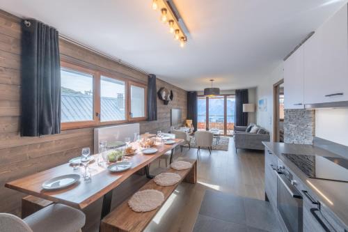 Alpe d'Huez Houses - Chez Robin - Fermes de l'Alpe - Flambant neuf et magnifique 4 chambres Plein SUD
