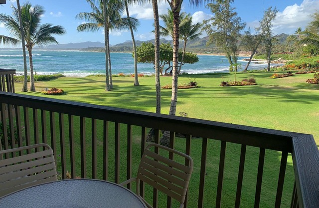 Amazing beach views from Lae Nani condo with new updates!