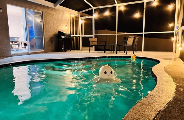 Amazing heated pool 4 BR/2 baths newly renovated home with large deck!