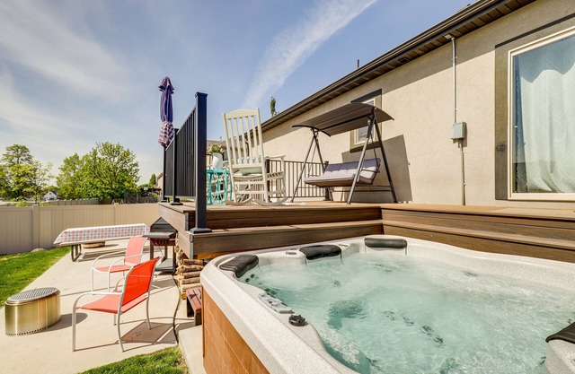 American Fork Vacation Rental w/Private Hot Tub!