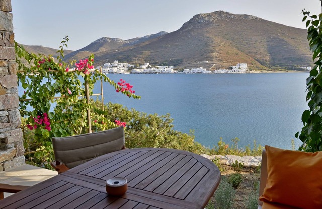 Amorgos the olive garden above the sea II