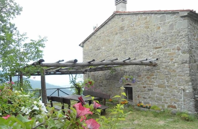 An old watchtower of San Leolino Castle