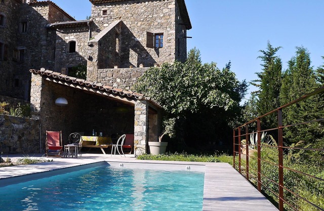 Ancient Cévennes Farmhouse with character at the foot of the Cevennes with Pool