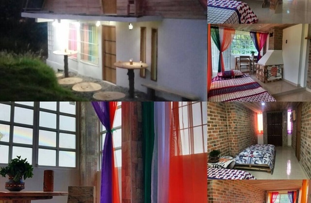 Andean wooden cottage