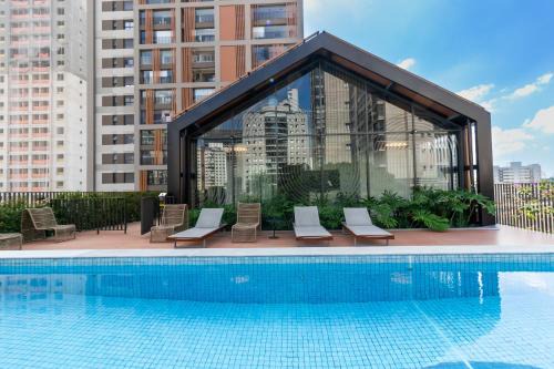 Apê Perdizes C AR piscina e academia prox Allianz