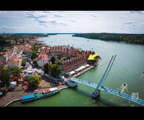 Apartament Mikolajki z widokiem na jezioro