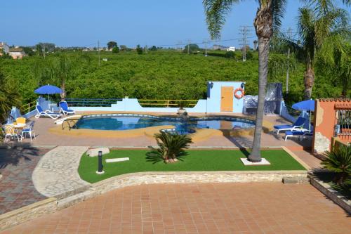 Apartamento en villa con piscina privada