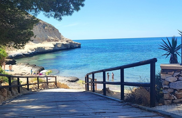 Apartment La Invencible Terreros in 1st line of beach