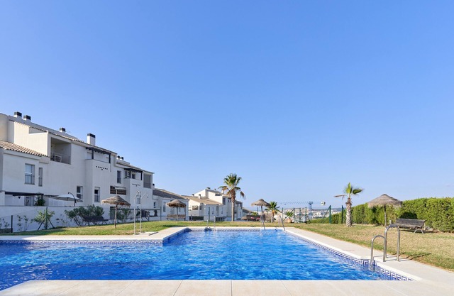 Apartment 'Apartamento Baviera Golf 002' with Sea View, Shared Pool and Private Terrace