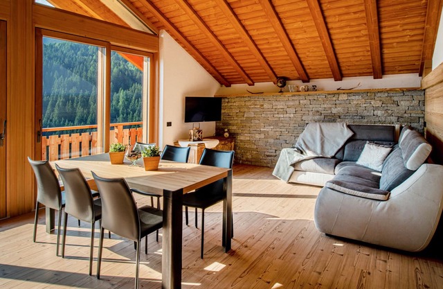 Apartment 'Attico Pradella Apartments' with Mountain View, Shared Terrace and Wi-Fi