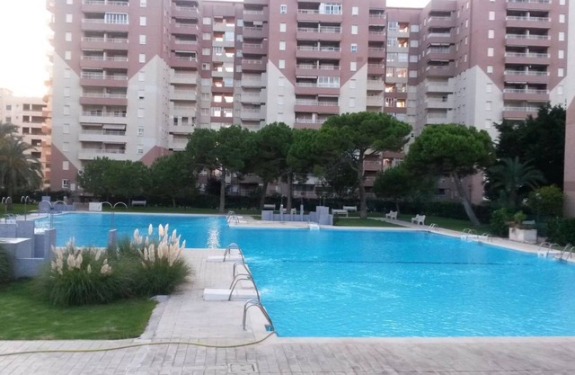 Apartment, 200 meters from the beach, with large pool