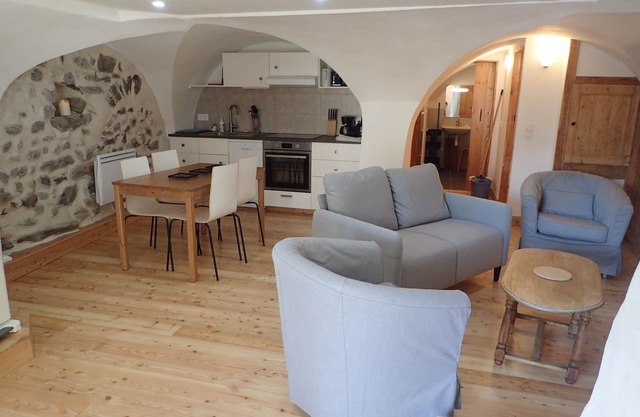 Apartment in vaulted cellar in the heart of Vallouise