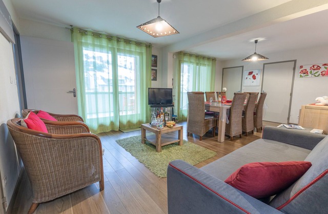 Apartment 'Le Bois De Marie' with Mountain View, Private Terrace and Wi-Fi