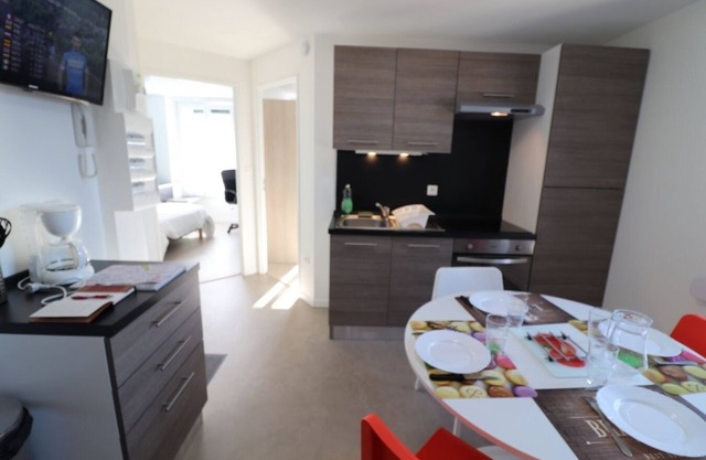 Appart-Hôtel La vue du Prince 3 au 1D quiet and close to the city center
