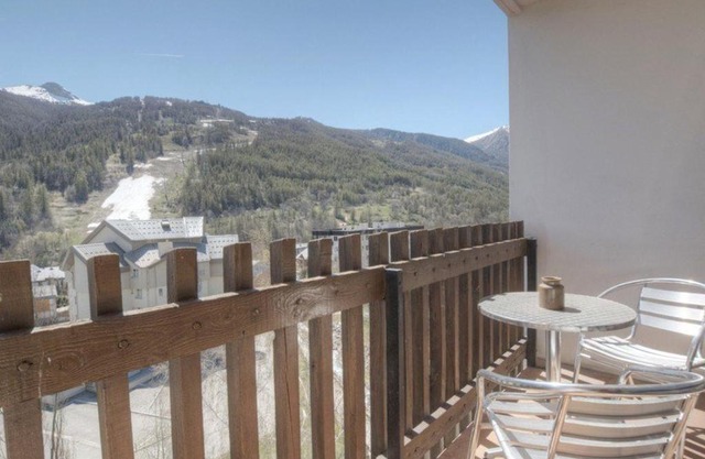 Appartement cabine 6 pers avec balcons, proche pistes - Serre-Chevalier, Chantemerle - FR-1-330E-28
