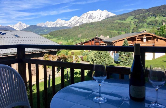 Appartement cosy et chaleureux à Megève avec vue sur le Mont Blanc