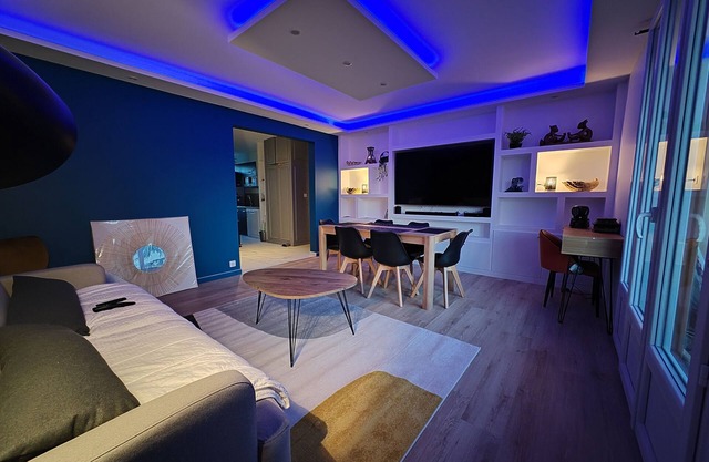 Appartement Design, 3 Chambres Proche Lyon