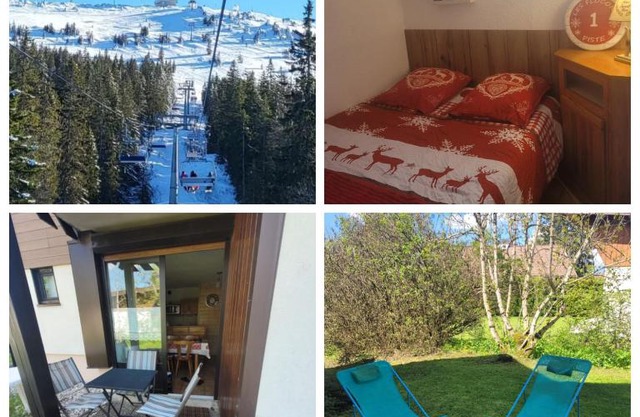 Appartement Le Flocon, Joli petit Cocon 4 pers en Rez de Jardin Draps inclus