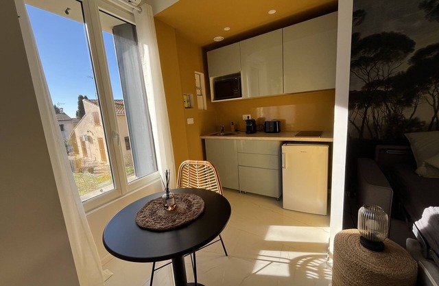 Appartement Studio Dans Mas en Pierre Rénové
