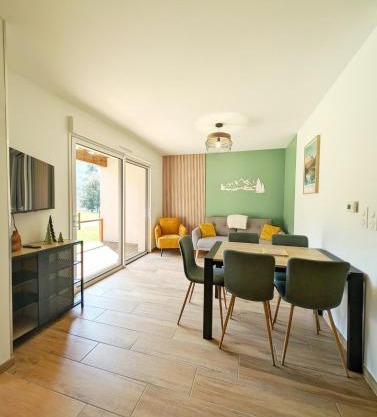 Appt T3 bord du lac avec jardin