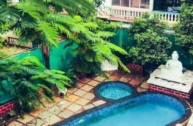 Aqua: Pvt Apartment w Pool in Arpora Slow Stays