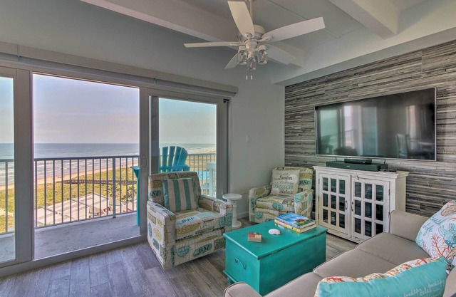 Aquarius 7th Floor Spectacular Beachfront View From Both Balconies, Pool & Spa!
