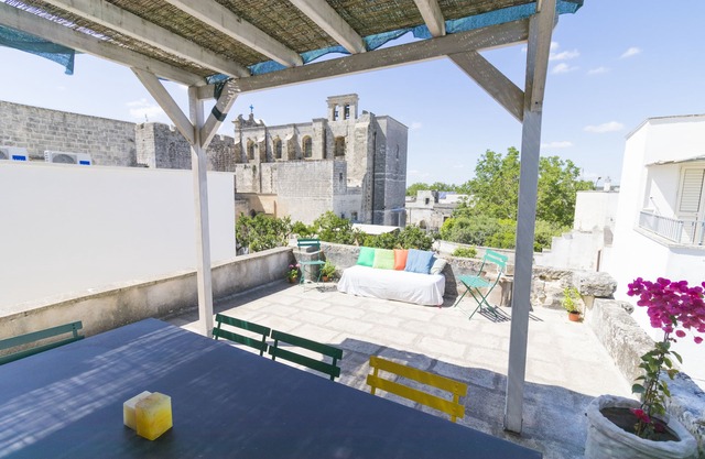 At the center of an ancient village of Salento and very close to the beaches