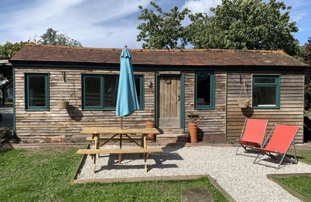 Authentic 1940's themed wooden cabin.