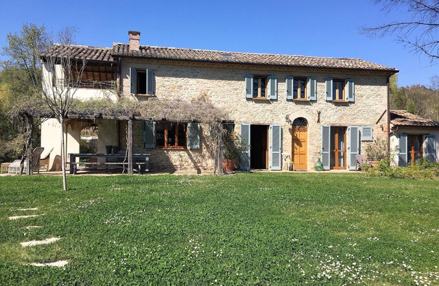 Authentic detached villa with pool about 20 km drive from the sea