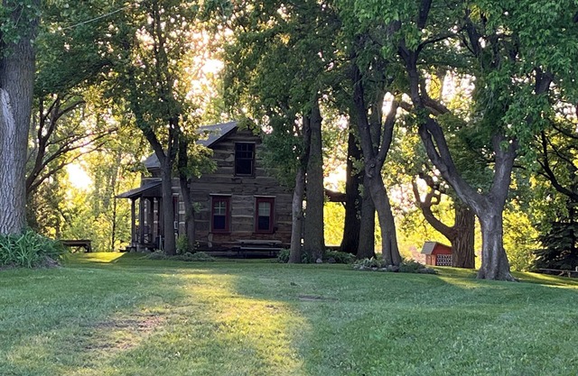 Authentic Log Cabin: The Den