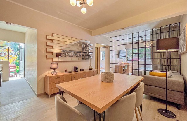 Awaken your senses in this garden apartment