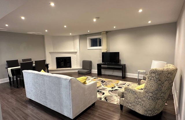 Basement Apartment, Fully furnished, private entrance, parking in driveway.